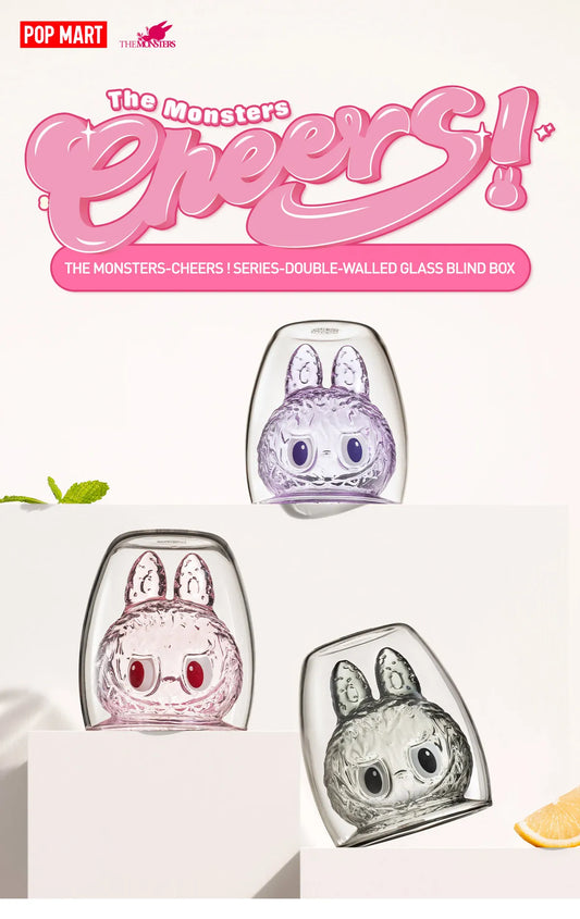 The Monsters-Cheers! Series-Double- Walled Glass Blind Box