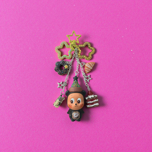 Twinkle Twinkle Black Pepper Bag Charm/Keychain