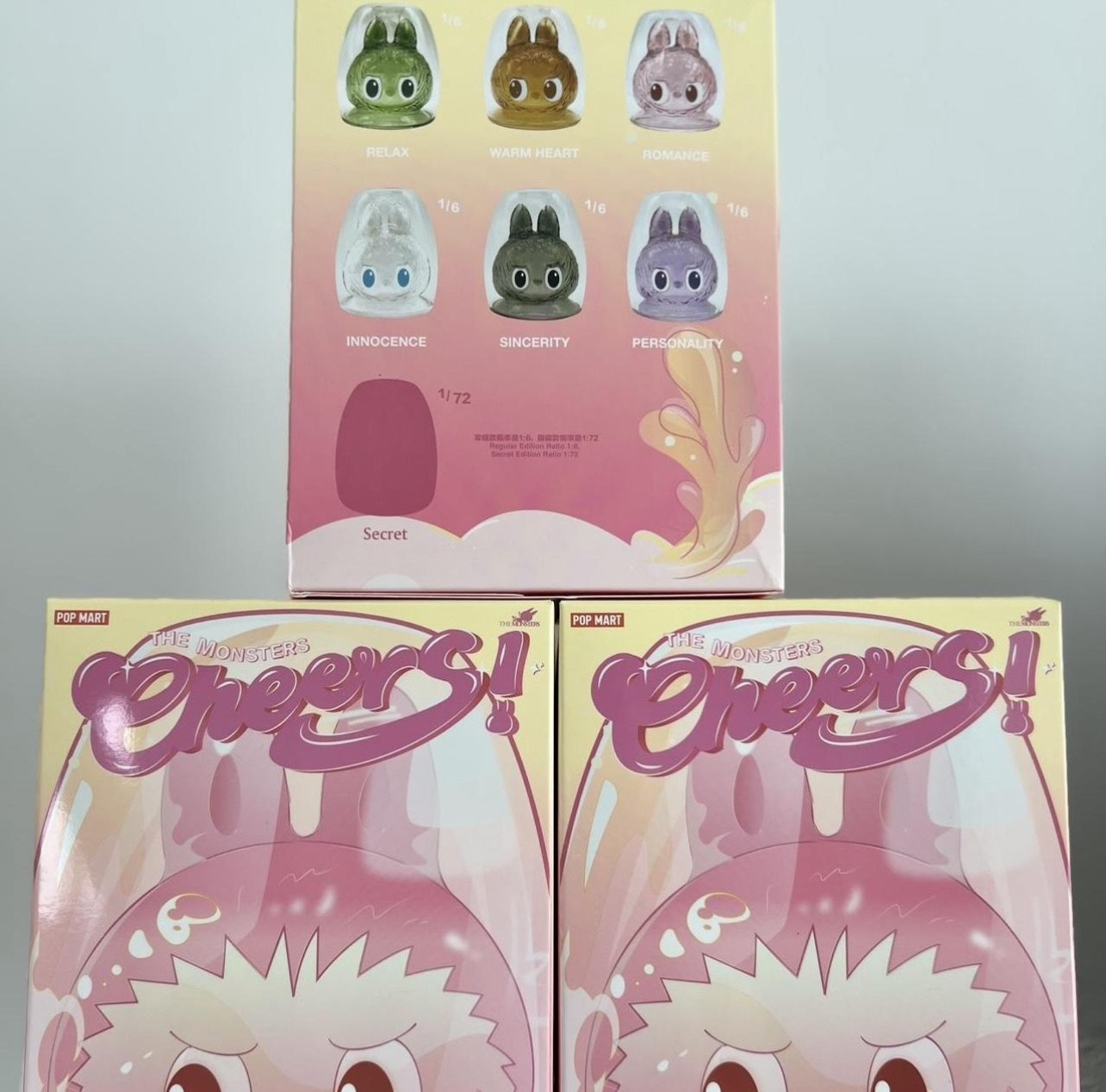 The Monsters-Cheers! Series-Double- Walled Glass Blind Box